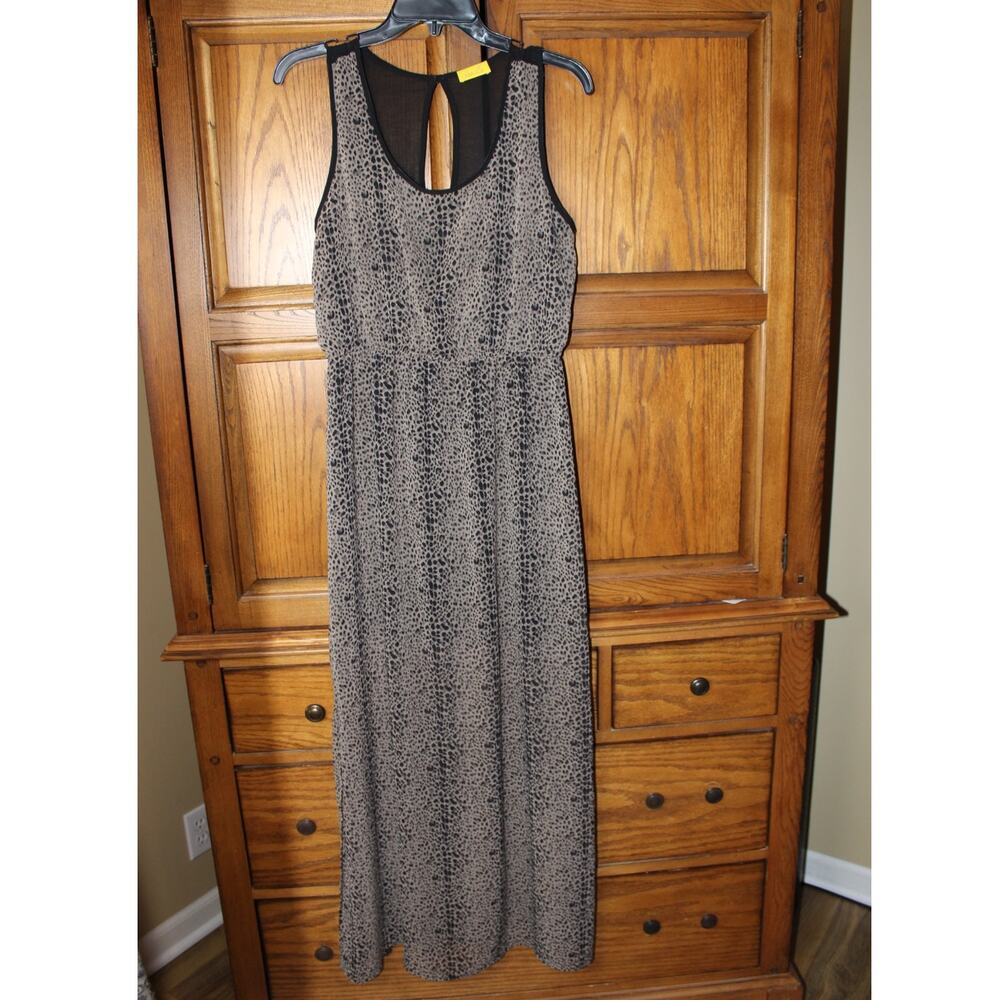 Dee Elle‎ Nordstrom Animal Print Maxi Dress Tank Size Medium
